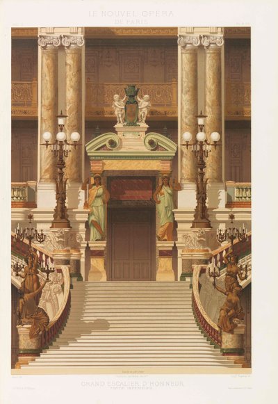 Yeni Paris Operası, 1880. by Charles Garnier