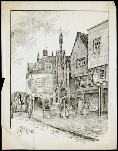 Tereyağı Çapraz, High Street, Winchester, Hampshire by Charles George Harper