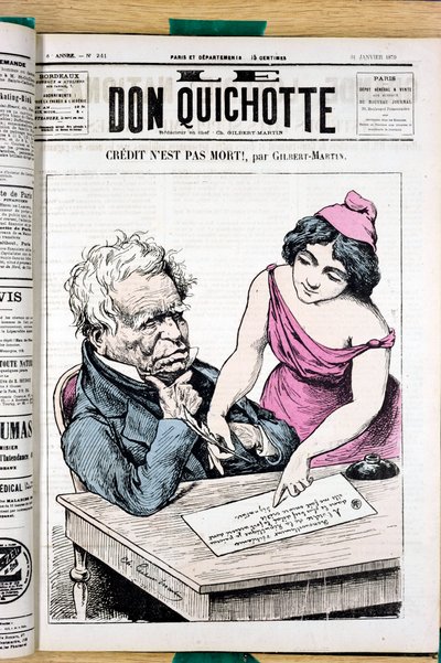 241 numaralı “Le Don Kişot”un Kapağı Renkli Hiciv by Charles Gilbert Martin