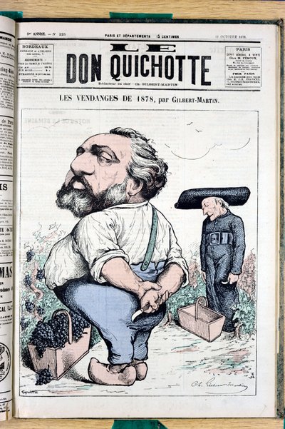 “Don Kişot”un Kapağı, sayı 225, Satirique en Colours by Charles Gilbert Martin