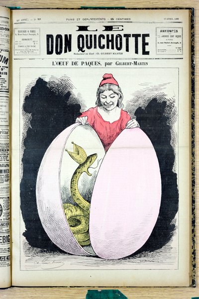 “Don Kişot”un Kapağı, 929 numara, Satirique ve Colours by Charles Gilbert Martin