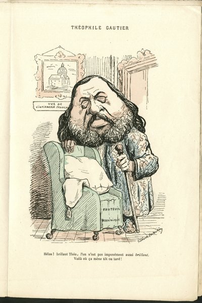 Charles Gilbert-Martin (1839-1905) tarafından “Çağdaş Grimaces”” çizimi by Charles Gilbert Martin