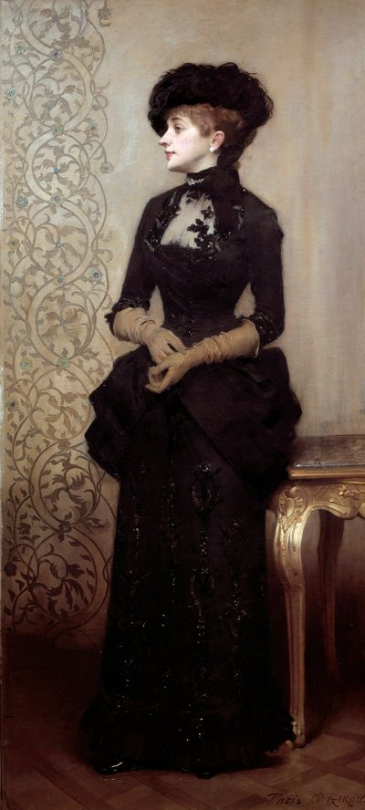 Parisli Charles Giron (1850-1914) 1883 (resim) by Charles Giron