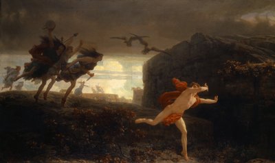 Maenadlar Tarafından Takip Edilen Pentheus, 1864 by Charles Gleyre