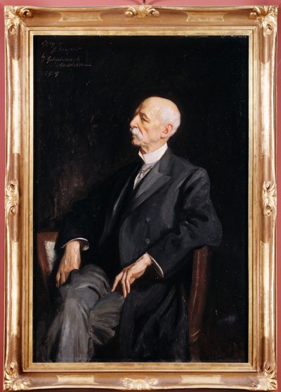 Manuel Patricio Rodriguez Garcia koltukta oturuyor by Charles Goldsborough Anderson