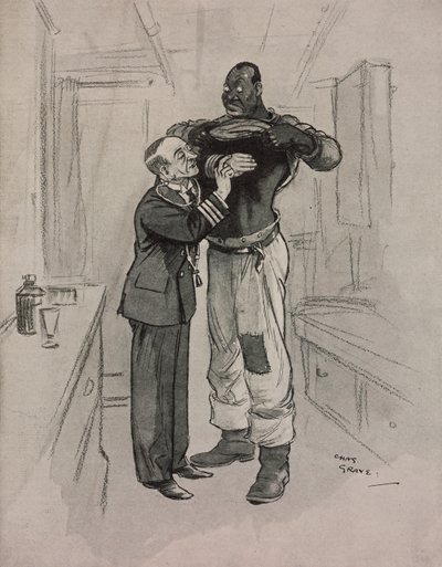 The Tatler'dan Chas Grave'in (1886-1944) yazdığı kara veba, hastalık hastası, karikatür, No 1415, 8 Ağustos by Charles Grave
