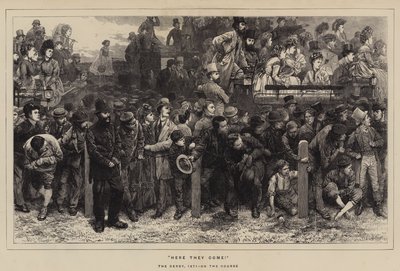 İşte Geldiler!, Derbi, 1871, Sahada by Charles Green