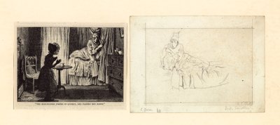 Charles Dickens'ın Eski Merak Dükkanı için İllüstrasyon by Charles Green