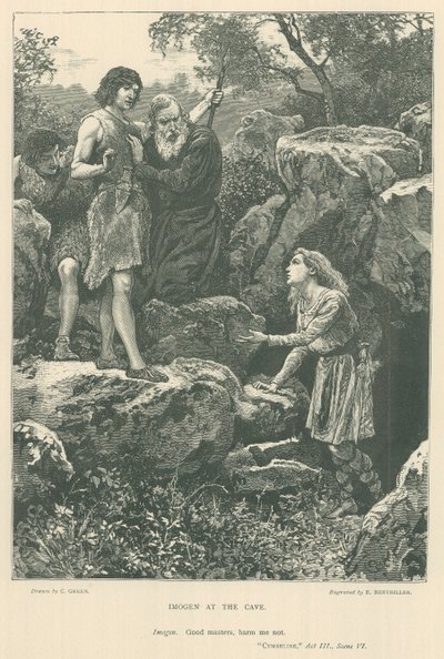 Cymbeline için İllüstrasyon by Charles Green