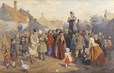 The Quack Doctor, 1866 (kağıt üzerinde tuvalet ve gövde rengi) by Charles Green