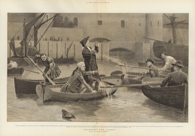 Washing the Lions  by Charles Green