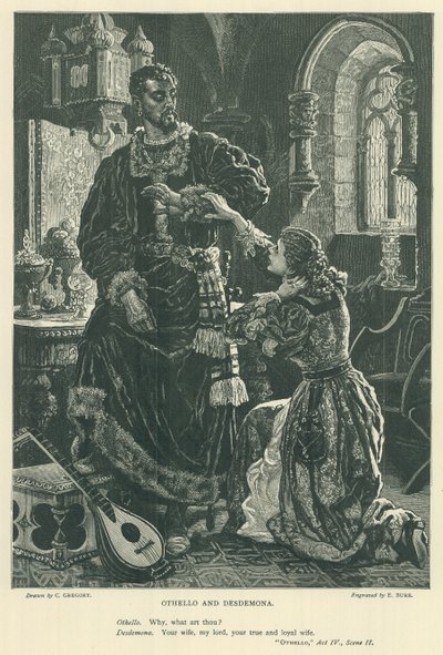Othello için İllüstrasyon by Charles Gregory