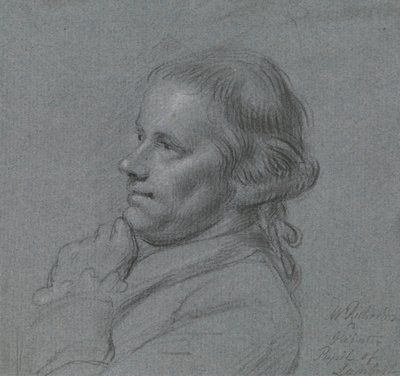 John Inigo Richards, RA'nın portre çalışması by Charles Grignion
