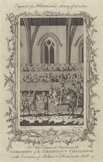 Sir John Dimmock, Westminster Hall