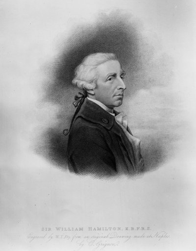 Sir William Hamilton, William Thomas Fry tarafından kazınmış, 1817 by Charles Grignion