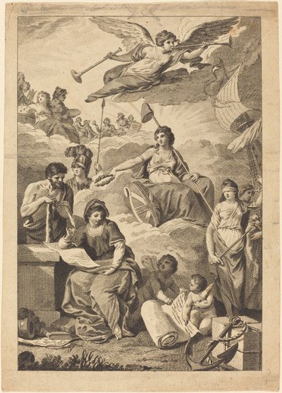 Britanya Taç Tarihi by Charles Grignion, after Conrad Martin Metz