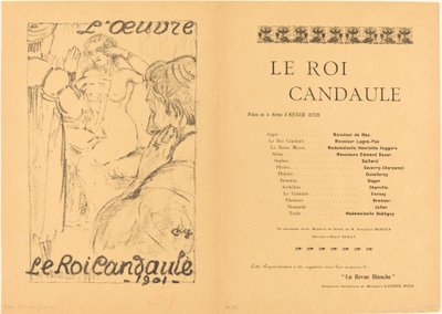 Kral Candaule by Charles Guerin