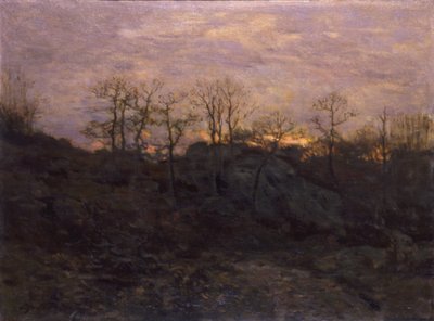 Ormanın Kenarı, Alacakaranlık, yak. 1890. by Charles H. Davis