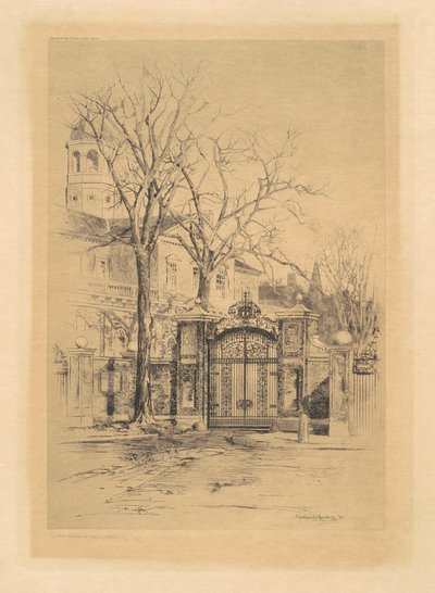 Johnson Kapısı, Cambridge, Massachusetts by Charles H. Woodbury