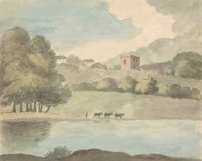 nehir manzarası by Charles Hamilton Smith