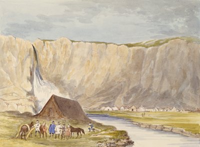 Görünüm, Kutup Bölgesi (kağıt üzerinde wc ve grafit) by Charles Hamilton Smith