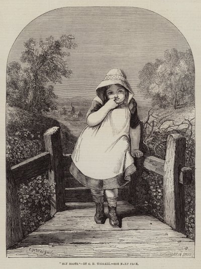 ಸ್ಲೈ ಬೂಟ್ಸ್ ಕೆತ್ತನೆ ಟರ್ಕ್ by Charles Harvey Weigall
