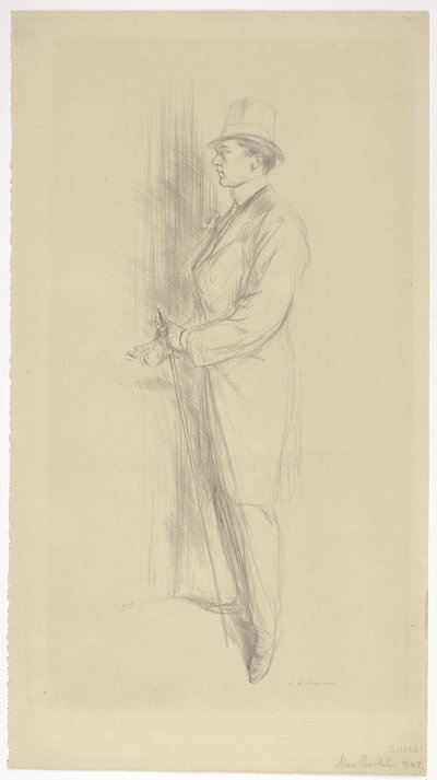 Maksimum Beerbohm by Charles Haslewood Shannon