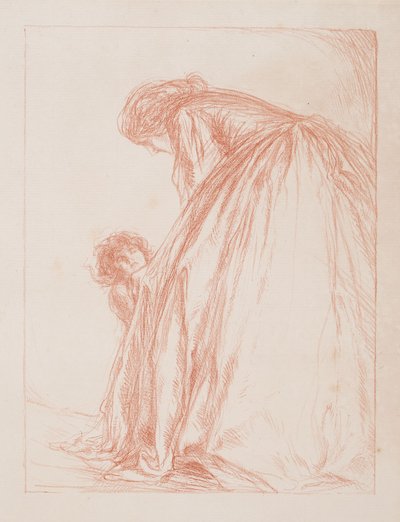 Anne ve Çocuk by Charles Haslewood Shannon