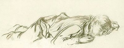 uyuyan çocuk by Charles Haslewood Shannon