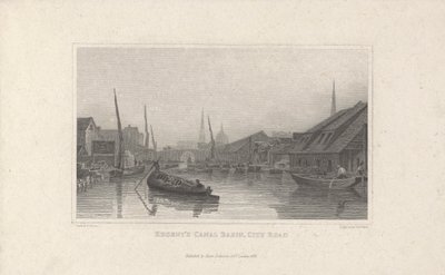 Regent Kanalı Havzası, Şehir Yolu by Charles Heath