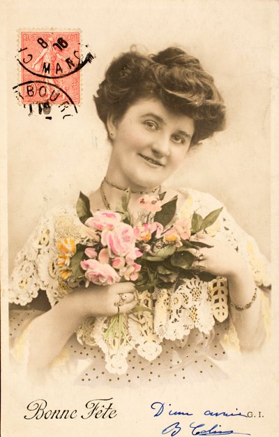 Eski kartpostal/Mutlu parti by Augustus Kollner