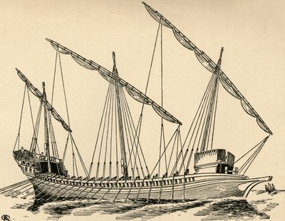 Bir Akdeniz Kadırgası, 1931 by Charles Henry Bourne Quennell