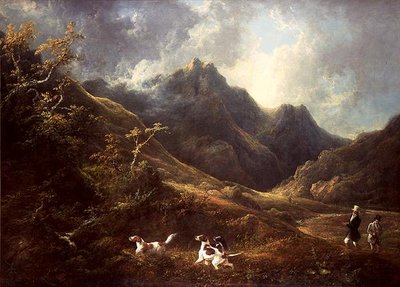 Köpeklerin Üzerinden Vurmak (tuval üzerine yağlı boya) by Charles Henry Schwanfelder