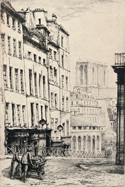 "Rue de la Montagne-Ste Genevieve", 1915 by Charles Heyman