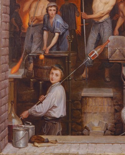 Bir Ocağın İçi, 1865 tuval üzerine yağlıboya 191514 detayı by Charles Housez