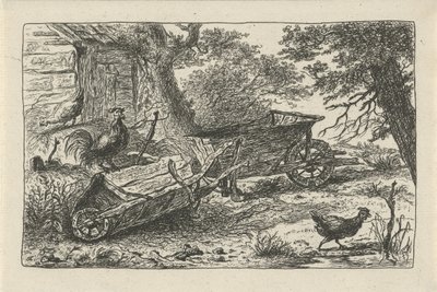 iki el arabası by Charles Howard Hodges (possibly)