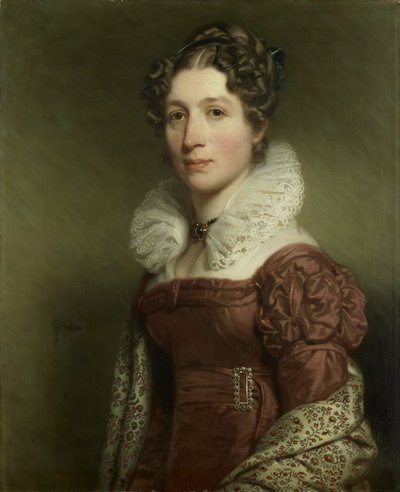 Jacoba Vetter, c.1821-1825 (tuval üzerine yağlıboya) by Charles Howard Hodges