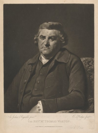 Muhterem Thomas Warton by Charles Howard Hodges