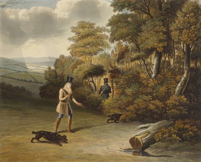 1 Ekim 1827 (el boyaması aquatint) by Charles Hunt