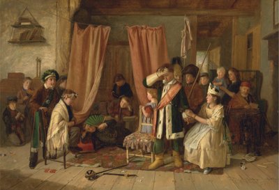 "Hamlet"teki "Oyun Sahnesi"ni Oynayan Çocuklar, Perde II, Sahne ii by Charles Hunt