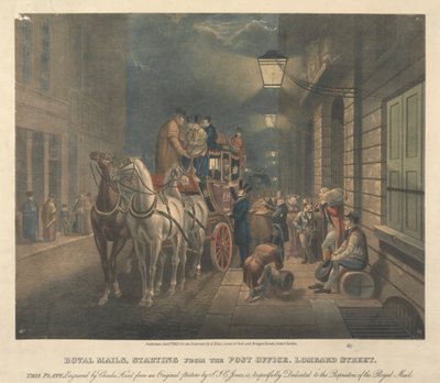 Kraliyet Postaları, Postaneden Başlayarak, Lombard Caddesi by Charles Hunt