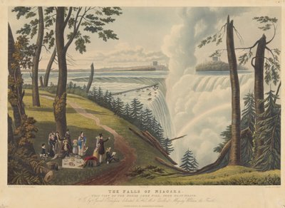 Niagara Şelaleleri by Charles Hunt after James Pattison Cockburn