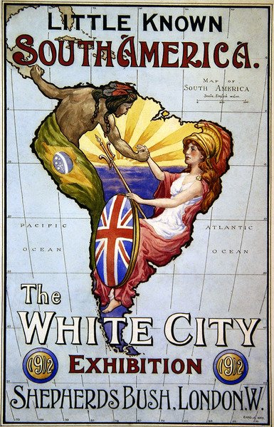 Az Bilinen Güney Amerika- Beyaz Şehir Sergisi Posteri by Charles J. Hay