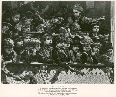 Sit Down in Front! Working class children are introduced to the theatre  by Charles J. Staniland