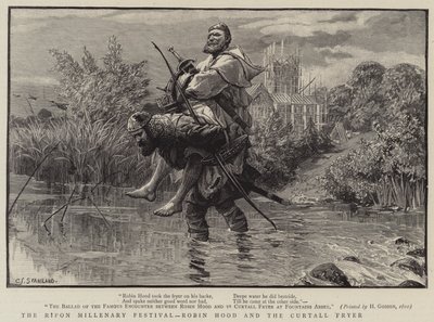 Ripon Millenary Festivali, Robin Hood ve Curtall Fritözü by Charles J. Staniland