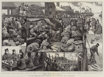 Liverpool'dan Kanada'ya Göçmenlerle by Charles J. Staniland
