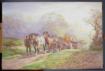 Eve Dönen Bir Günlük Kaydı Ekibi by Charles James Adams
