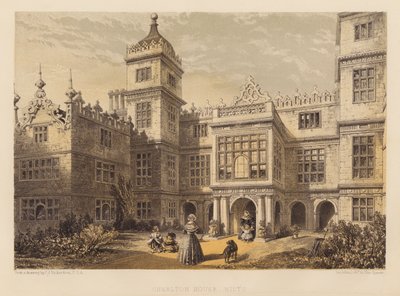 Charlton Evi, Wilts (aquatint) by Charles James Richardson