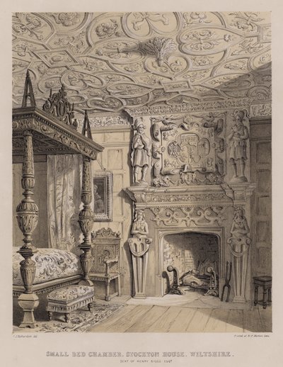 Küçük yatak odası, Stockton House, Wiltshire, Henry Biggs