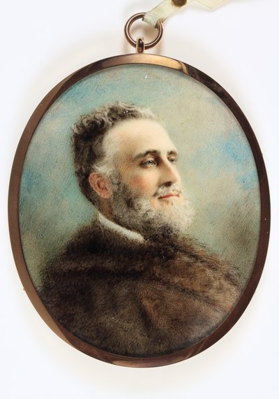 Korgeneral Arthur Cavendish Bentinck (emaye) by Charles James Turrell